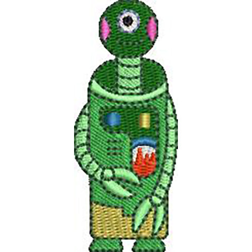 Machine Embroidery Designs - Robot Letters - Threadart.com