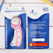 Threadart Premium Rotary Cutting Set - Ergonomic 45mm Cutter, Mat, and Ruler - Threadart.com