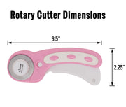 Threadart Premium Rotary Cutting Set - Ergonomic 45mm Cutter, Mat, and Ruler - Threadart.com