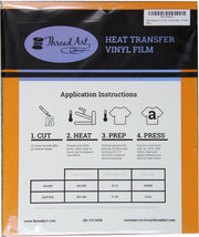 Yellow-Orange Iron On Vinyl - Heat Transfer Pack of  Sheets - Threadart.com