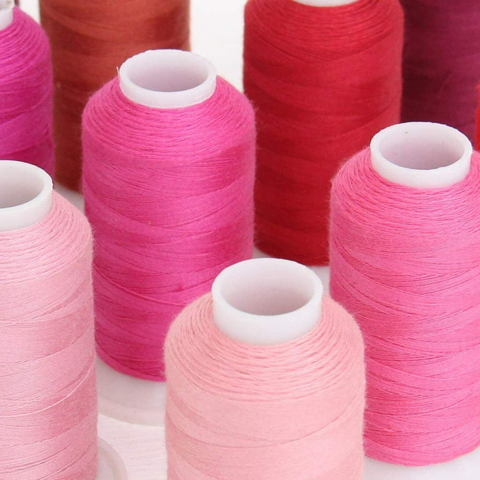Choir Thread Coral Sewing Thread - All Purpose Polyester Spun Cones Spool ...
