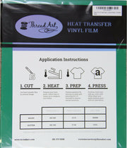 Green Iron On Vinyl - Heat Transfer Pack of  Sheets - Threadart.com
