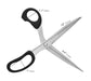 Ergonomic Stainless Steel Fabric Scissors - 10 Inches Long - Threadart.com