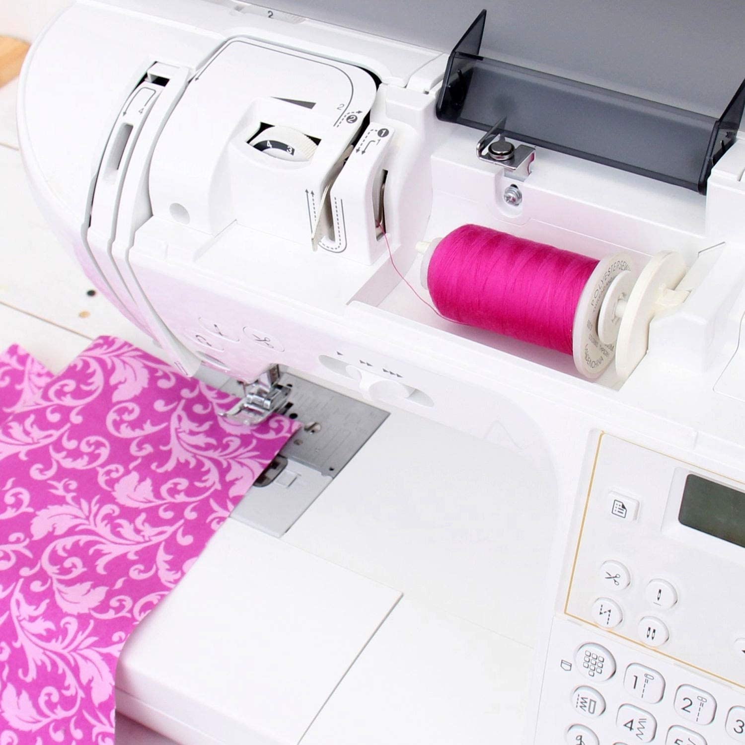 White Sewing Thread - All Purpose Polyester Spun Cones Spool ...