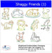 Machine Embroidery Designs - Shaggy Friends(1) - Threadart.com