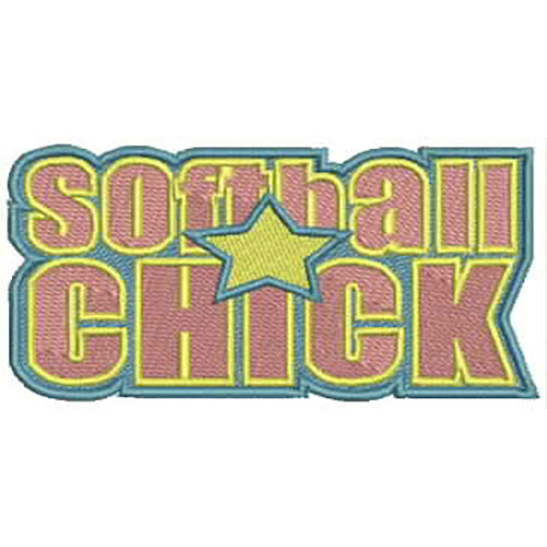 Machine Embroidery Designs - Softball(1) - Threadart.com