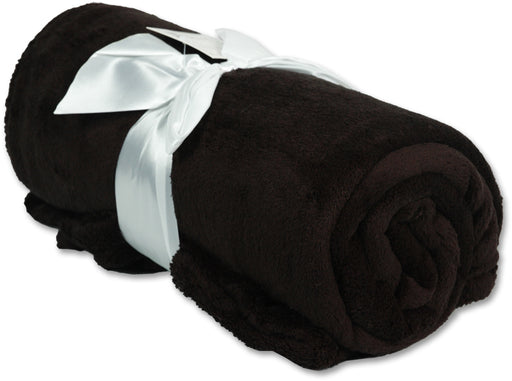 Plush Fleece Blanket - Black - Threadart.com