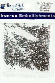 Hot Fix Rhinestones - SS6 - Crystal - 1440 stones - Threadart.com