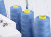 Four Cone Set of Polyester Serger Thread - Mint Green 370 - 2750 Yards Each - Threadart.com