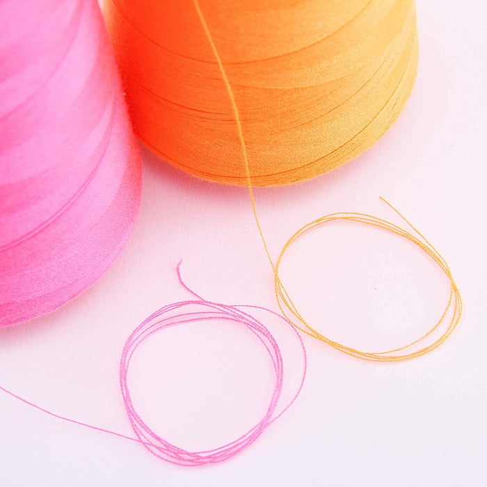 Polyester Serger Thread - Neon Coral 954 - 2750 Yards —