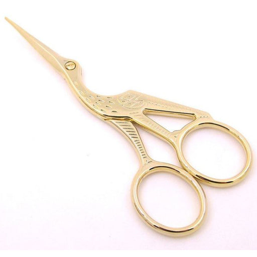 Gold Stork Scissors - Threadart.com