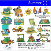 Machine Embroidery Designs - Summer(1) - Threadart.com
