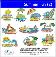 Machine Embroidery Designs - Summer Fun(2) - Threadart.com