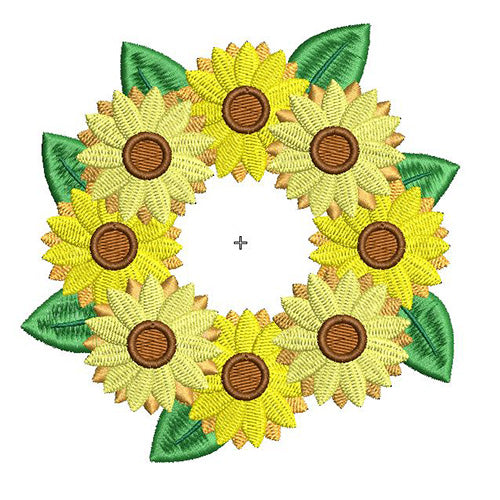 Machine Embroidery Designs - Sunflowers 1 - Threadart.com