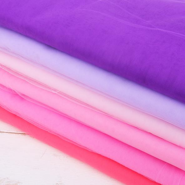 Premium Soft Tulle Fabric - 20 Yards by 54" Wide - Orange - Threadart.com