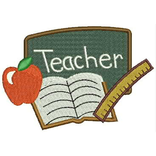 Machine Embroidery Designs - Teacher(1) - Threadart.com