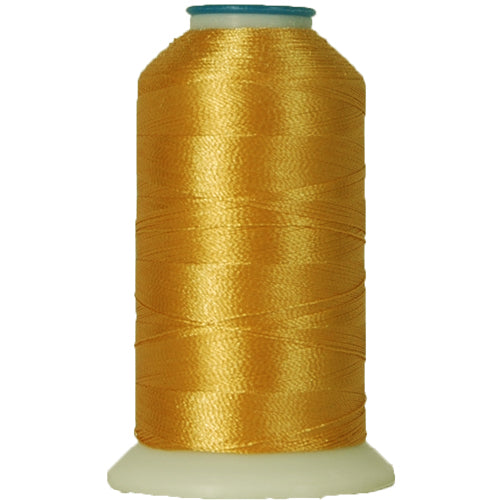 Rayon Thread No. 121 - Lt Gold - 1000M - Threadart.com