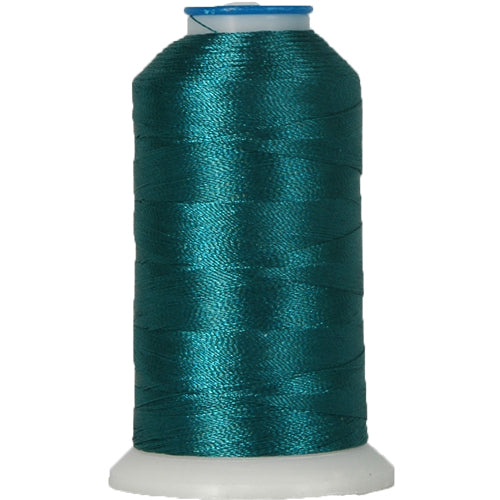 Rayon Thread No. 324 - Dk Ocean Teal - 1000M - Threadart.com