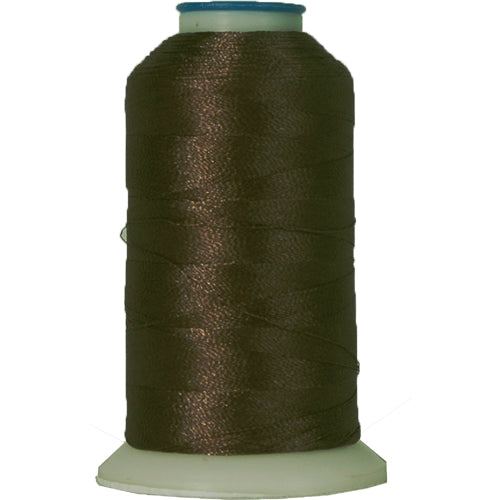 Polyester Embroidery Thread No. 399 - Expresso - 1000M - Threadart.com