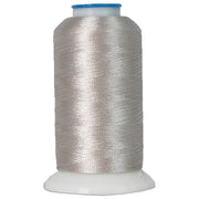 Polyester Embroidery Thread No. 414 - Silver Grey - 1000M - Threadart.com
