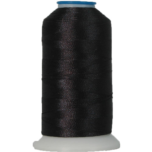 Polyester Embroidery Thread No. 641 - Off Black - 1000M - Threadart.com