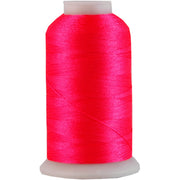 Polyester Embroidery Thread No. 909 - Neon Flamingo- 1000M - Threadart.com