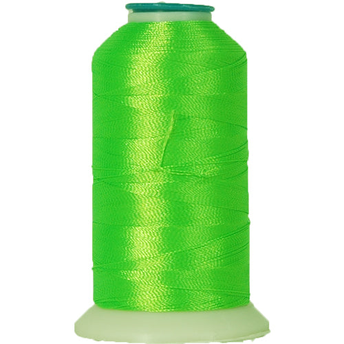 Polyester Embroidery Thread No. 950 - Neon Green - 1000M - Threadart.com