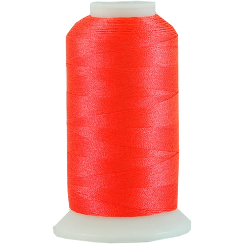 Polyester Embroidery Thread No. 954 - Neon Coral - 1000M - Threadart.com
