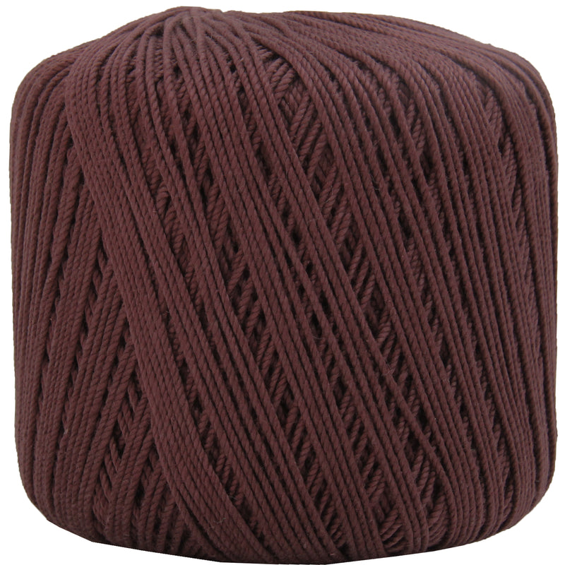 Cotton Crochet Thread - Size 3 - Chocolate Brown - 140 yds - Threadart.com