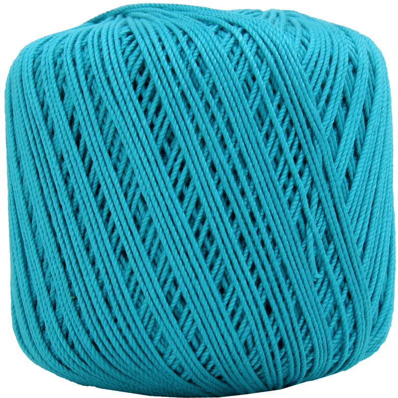 Cotton Crochet Thread - Size 3 - Turquoise - 140 yds - Threadart.com