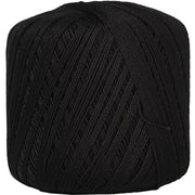 Cotton Crochet Thread - Size 10 - Black - 175 Yds - Threadart.com