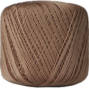 Cotton Crochet Thread - Size 10 - Lt. Brown - 175 Yds - Threadart.com