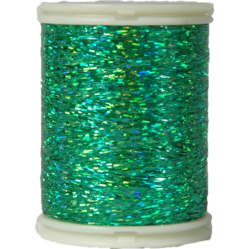 Sparkle Holographic Thread - 300 Meters - Green - Threadart.com