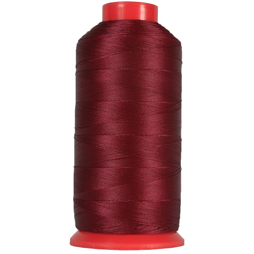 Bonded Nylon Thread - 1500 Meters - #69 - Burgundy Heavy Duty Leather —