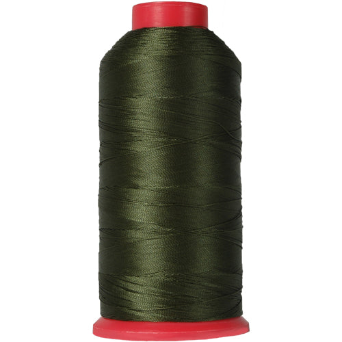Bonded Nylon Thread - 1500 Meters - #69 - Olive Green - Threadart.com
