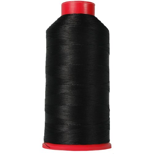Bonded Nylon Thread - 1500 Meters - #69 - Color Black - Threadart.com
