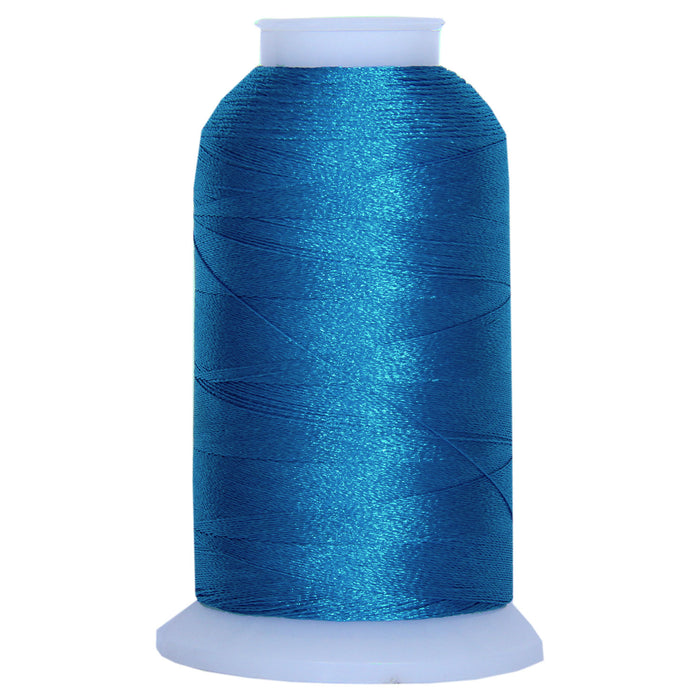 Polyester Embroidery Thread No. 1177 - Seablue - 1000M - Threadart.com
