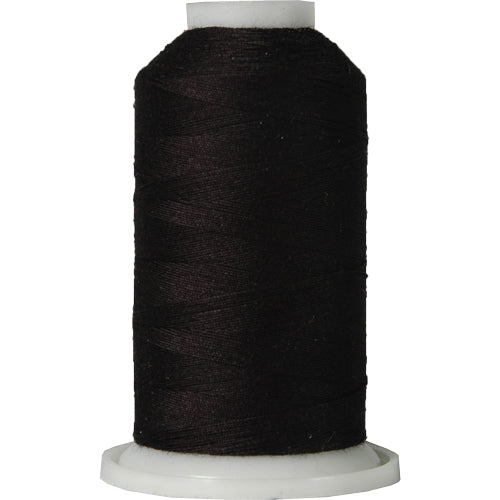 Premium Sewing Thread No. 102- 600 Meter Cones - Black - All-Purpose Polyester - Threadart.com