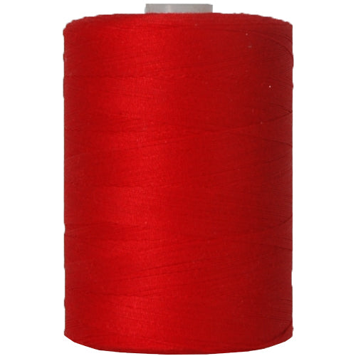 Cotton Quilting Thread - Red - 1000 Meters - 50 Wt. - Threadart.com