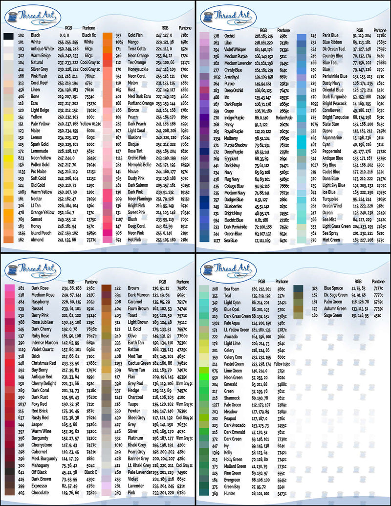Micro Embroidery & Bobbin Thread 60 Wt No. 264 - Purple - 1000 Meters ...