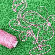 Multicolor Variegated Cotton Thread 600M - Roses - Threadart.com