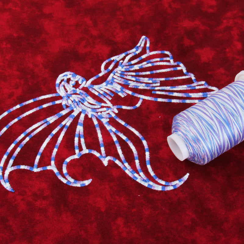 Multicolor Variegated Cotton Thread 600M - Pastel Bouquet - Threadart.com