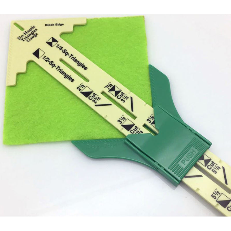 No Hassle Triangle Sliding Sewing Gauge - Threadart.com