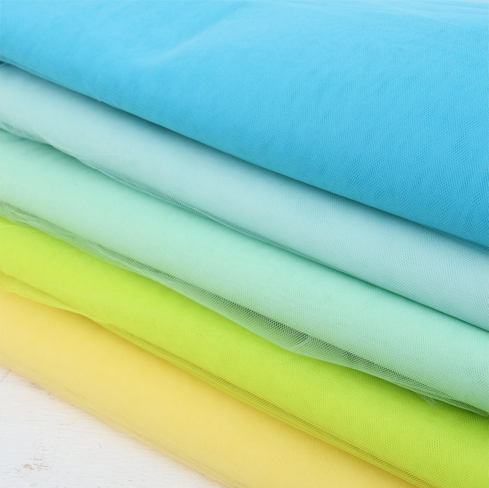 Premium Soft Tulle Fabric - 20 Yards by 54" Wide - Apple Green - Threadart.com