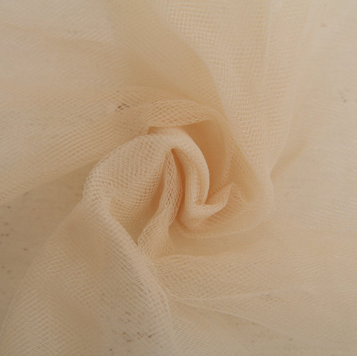 Premium Soft Tulle Fabric - 20 Yards by 54" Wide - Beige - Threadart.com