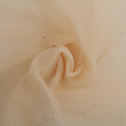 Premium Soft Tulle Fabric Mega Roll - 100 Yards by 6" Wide - Beige - Threadart.com