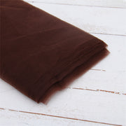 Premium Soft Tulle Fabric - 20 Yards by 54" Wide - Brown - Threadart.com