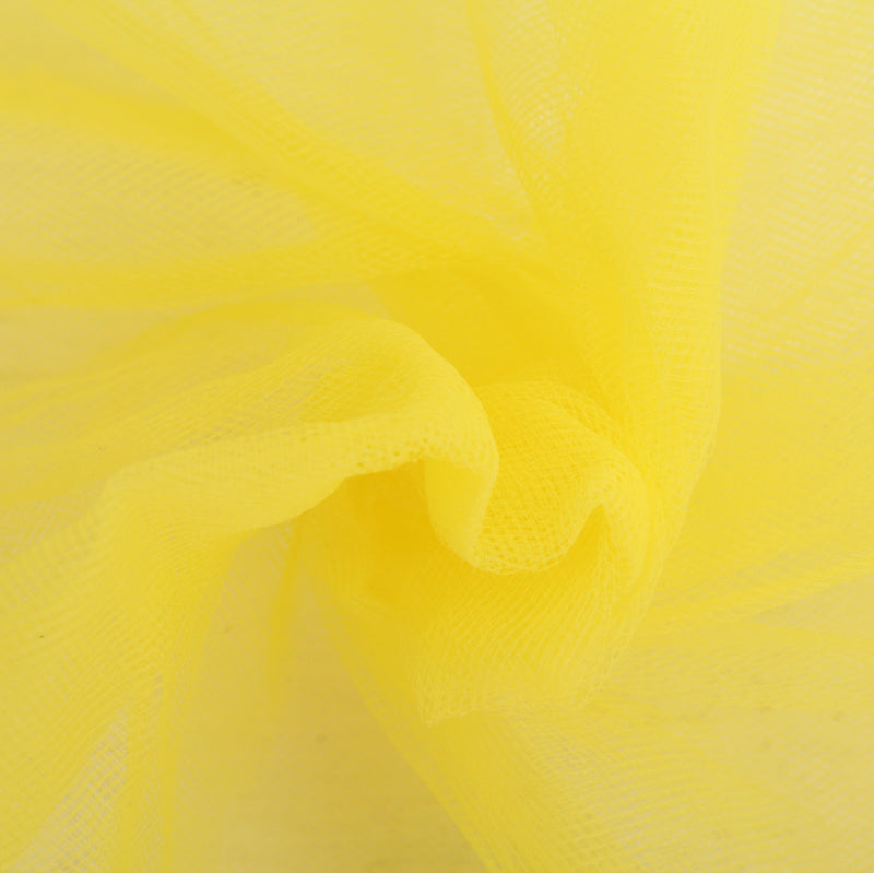 Premium Soft Tulle Fabric - 20 Yards by 54" Wide - Canary - Threadart.com
