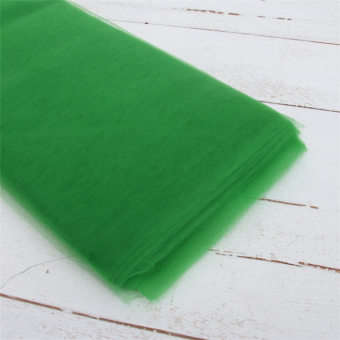 Premium Soft Tulle Fabric - 20 Yards by 54" Wide - Emerald - Threadart.com