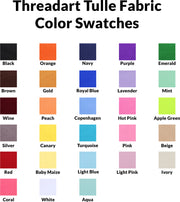 Premium Soft Tulle Fabric - 20 Yards by 54" Wide - Copenhagen - Threadart.com